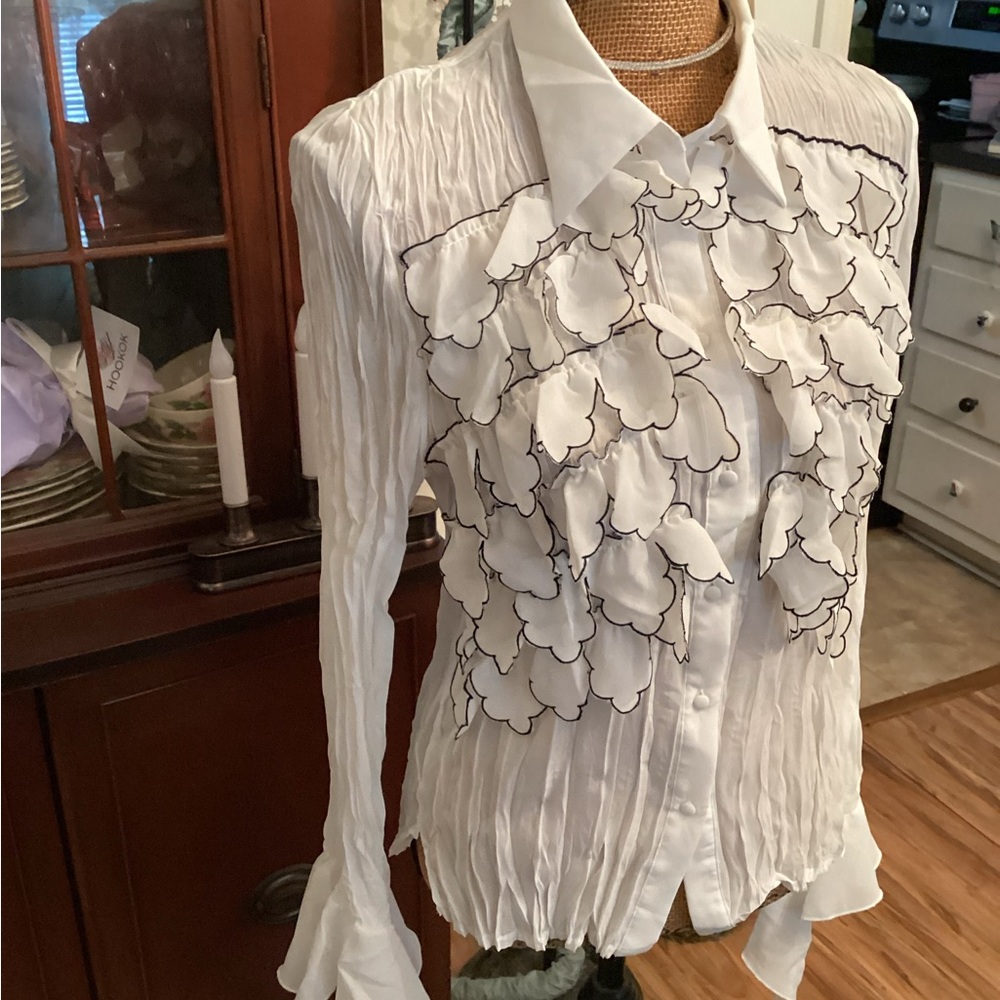 Cathaya Unique Silk Top